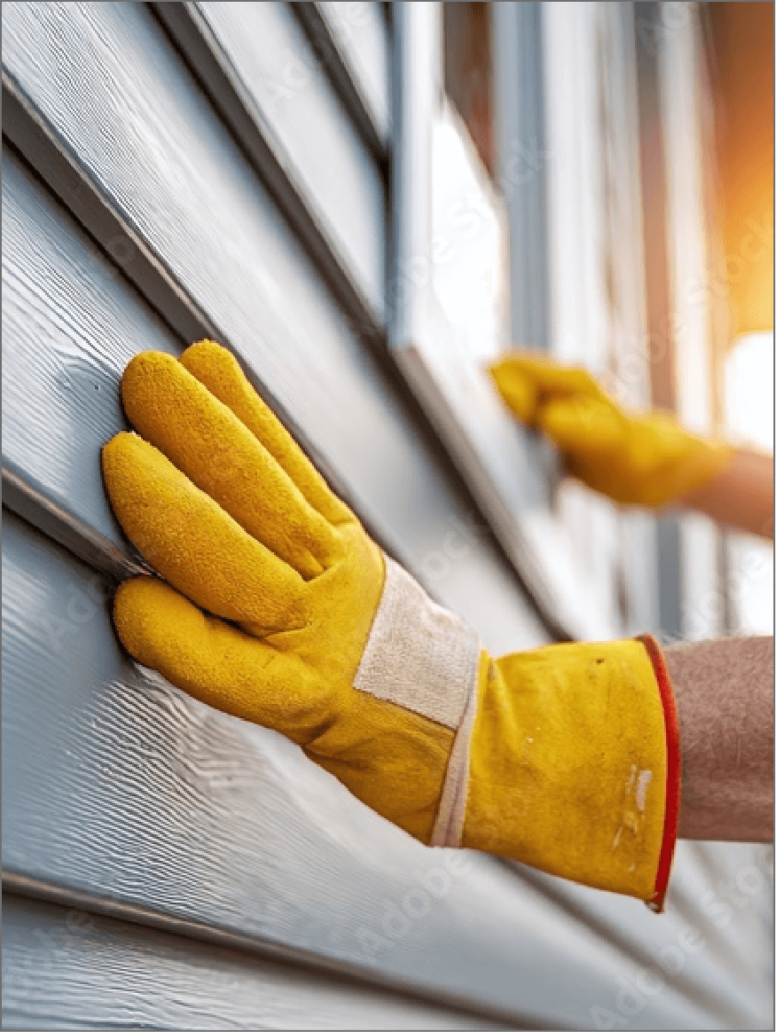 Custom siding installation on a Twin Cities home by Les Jones Roofing