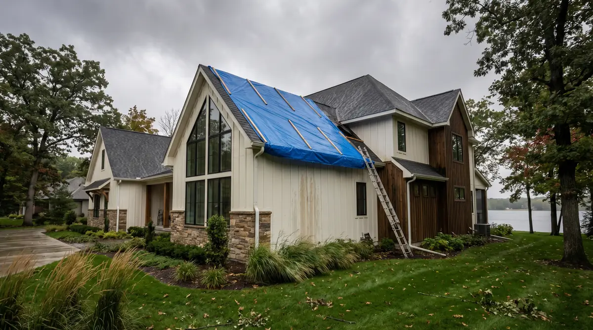 Home exterior leak detection and repair by Les Jones Roofing